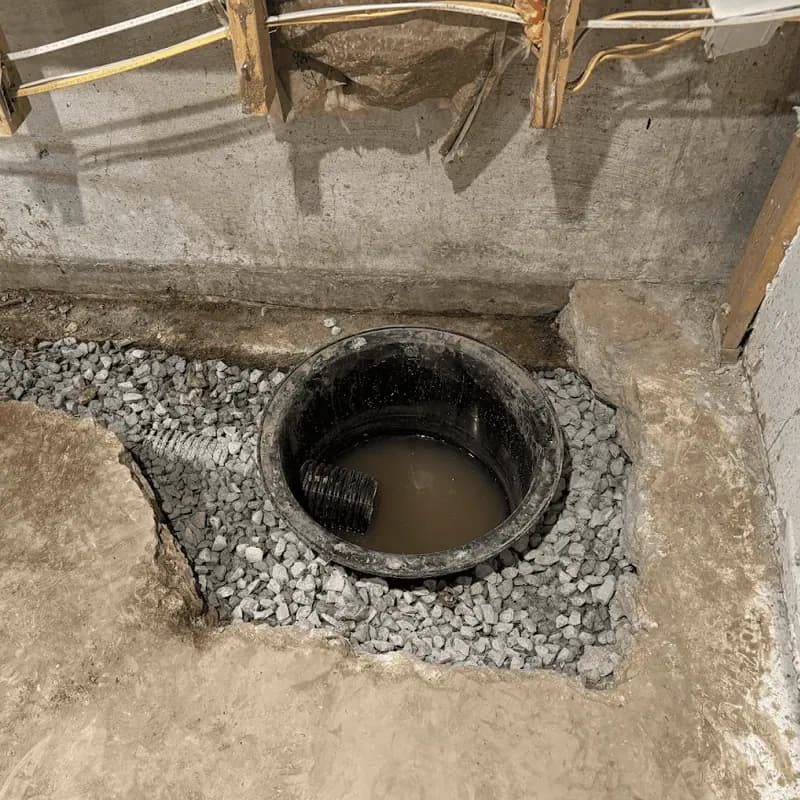 Interior perimeter drain with sump pump - Kansas City